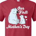 thumbnail image 4 of Inktastic Our First Mothers Day with Polar Bears T-Shirt, 4 of 5