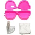 thumbnail image 3 of Calabria Kool Klean Eyeglasses Lens Cleaner Kit Pink 15 ml Cleaning Spray, White Micro-Fiber Cleaning Cloth Eyewear Cleaning, 3 of 5
