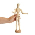 2 Pack Posable Wooden Mannequin Figure for Drawing, Wood Human Model