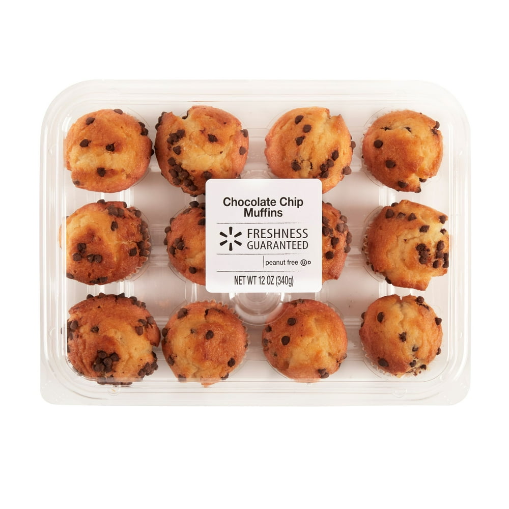 Freshness Guaranteed Mini Chocolate Chip Muffins , 12 oz, 12 Count