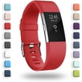 thumbnail image 1 of Replacement Bands Compatible for Fitbit Charge 2, Classic & Special Edition Adjustable Sport Wristbands(Red,S), 1 of 7