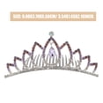 thumbnail image 2 of KAKOWELY Peineta de corona nupcial para boda, peineta de corona de novia, tiara para mujer, tocado de novia con clip, 2 of 4