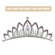 thumbnail image 2 of KAKOWELY Peineta de corona nupcial para boda, peineta de corona de novia, tiara para mujer, tocado de novia con clip, 2 of 4