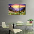 thumbnail image 4 of TISHIRON 3PCS Framed Canvas Wall Art Set,36"x24" Majestic Sunset Mountains Landscape Canvas Art Decor, 4 of 7