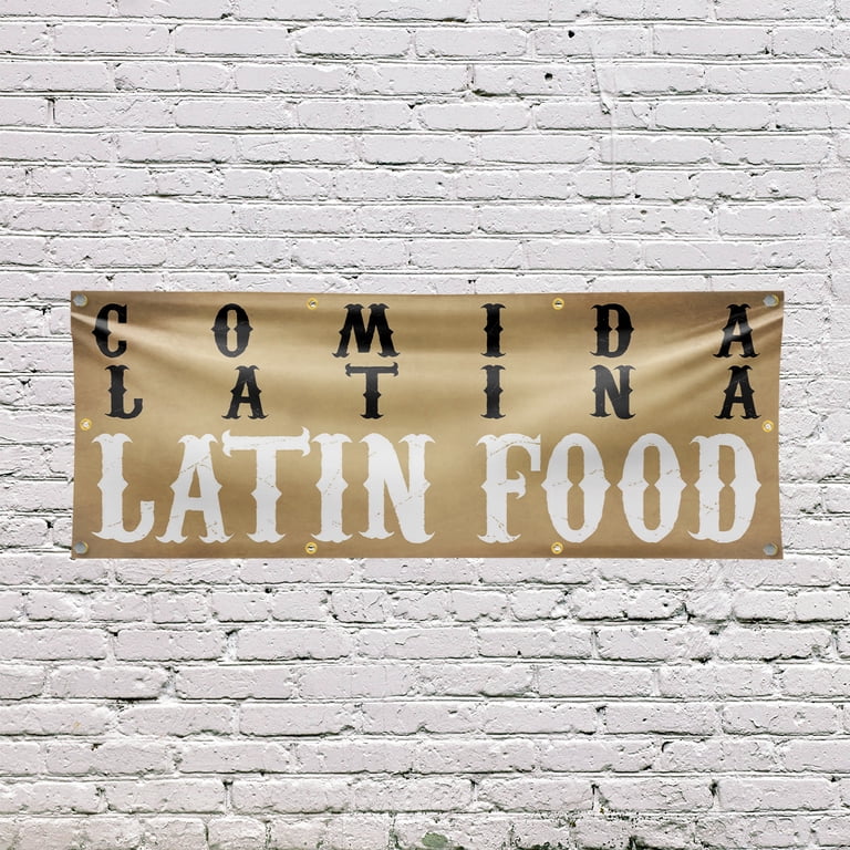 Comida Sign Latin Food Signs