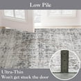 thumbnail image 3 of Garvee 5x7 Washable Vintage Rug Floral Print Rug Washable Floor Cover Soft Foldable Accent Rugs, Beige Gray, 3 of 8