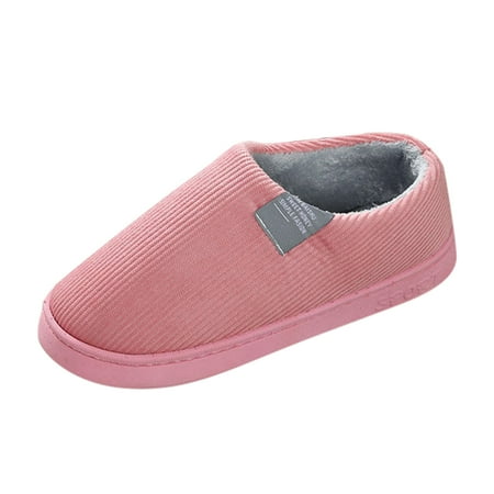 

Shpwfbe Slippers For Women Men Warm Shoes Soft Plush Flip Flop House Slippers For Women Womens Slippers