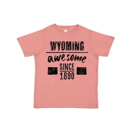 

Inktastic Wyoming Awesome Since 1890 Gift Toddler Boy or Toddler Girl T-Shirt