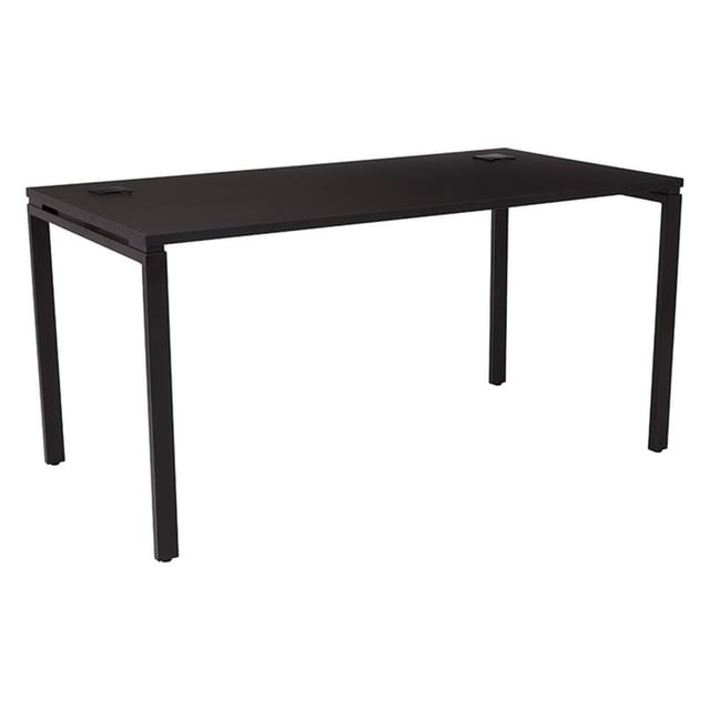 Scranton & Co Laminate Black Writing Desk Rectangular 59.75" x 30.25" x 29.25"