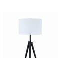 thumbnail image 2 of Harrington 60-inch Drum Shade Metal Tripod Floor Lamp Black, 2 of 7