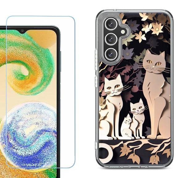 Phone Case for Samsung Galaxy S26 5G, with Screen Protector, by OneToughShield - Cat Craft