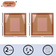 thumbnail image 4 of Urban Shop 12 x 12 Orange Wood Picture Frames, 2-Pack, Displays 6 x 8 Photo with Mat, 4 of 10