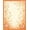 Peach, Pattern 12, variant on ODIKA 4'x6' Machine Washable Non-Slip Area Rug, Orange Blossom Modern Floral Print High Traffic Rug, Orange, 151274