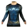thumbnail image 3 of Playera Camisa Capitan America Marvel Avengers Cosplay Licra, 3 of 4