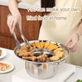 thumbnail image 3 of Plateau de Filtre à Huile Frit Poêle à Huile en Acier Inoxydable Anti-Éclaboussures Cuisine, 3 of 7