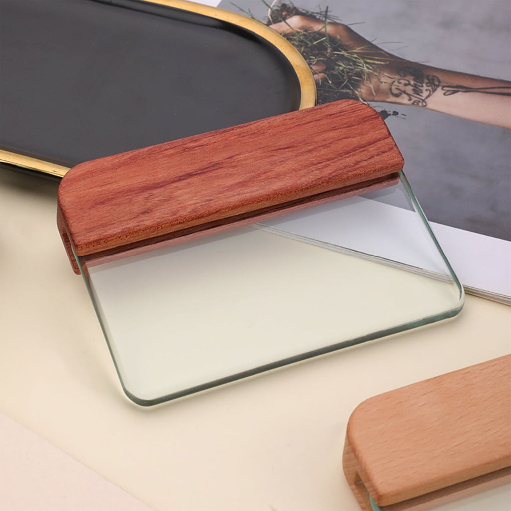 Tempered Glass Scraper Leathercraft Glass Slicker1eatherWorking Tool