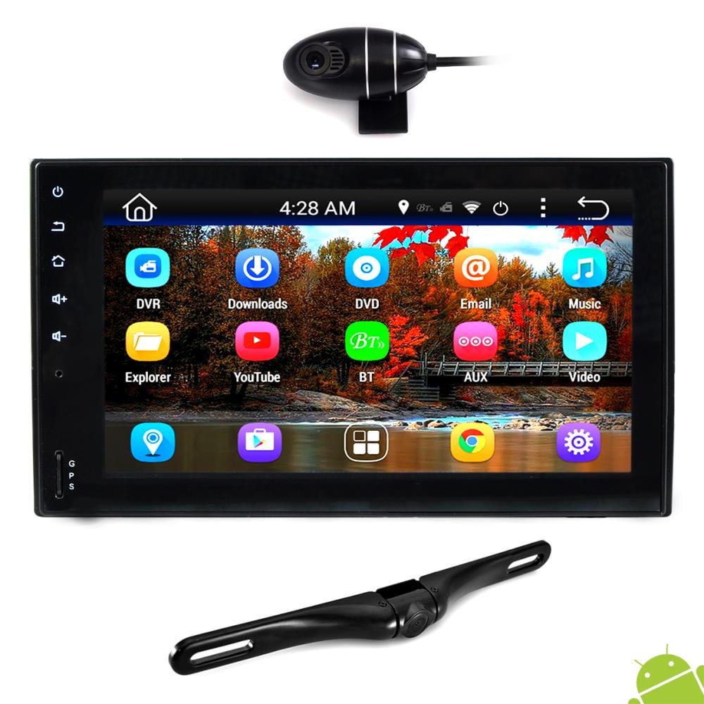 Pyle Android In-Dash Stereo Receiver & Dual Camera System GPS Bluetooth 