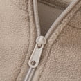 thumbnail image 7 of GiLiling Toddler Boy Girl 2-Piece Fleece Sweatsuit, Half Zip Pullover Track Suit, Elastic Waist Jogger Sweatpants Matching Set (Khaki, 1-2 years), 7 of 7