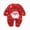 B71-Brick Red, variant on 0-3 Months Newborn Preemie Boys Girls Underwear Pajamas Rompers Home Clothes Baby Boys Girls Bodysuits Cute Cartoon Print Long Sleeved Bodysuits Red Bodysuit Baby Gift