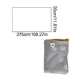 thumbnail image 3 of Pearl Table Runner, Tulle Gray Summer Cheesecloth 9FT Gauze Cheese Cloth Sheer Chiffon Dining Wedding Birthday Party Bridal Anniversary Holiday Centerpiece Table Decor, 3 of 6
