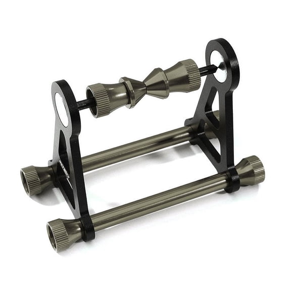 Integy RC Toy Model Hop-ups C28557GREY Magnetic Type Tire Balancer for RC (4mm Shaft Size, Tire 100mm O.D. Max)