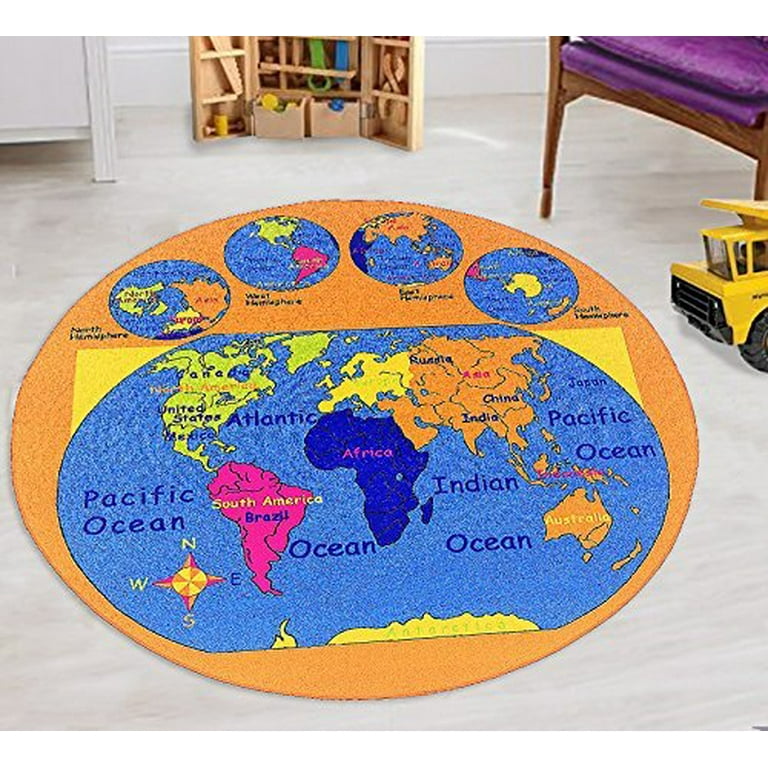 Map Of The World Floor Mat Floor Roma