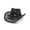 Black, variant on AWZXDE Unisex Summer Western Cowboy Hat Shapeable Straw Hollowed Out Sun Hat Men Women Style Beige