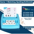 thumbnail image 4 of Juego de letras a juego para niños, juguetes de aprendizaje preescolar para niños, juego interactivo de matemáticas del alfabeto, tarjetas Flash de aprendizaje ABC, regalo, 4 of 7