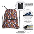 thumbnail image 3 of Xecao Pumpkin And Flying Bat1 for Drawstring Bags,Pull String Backpack Bags,String Bag Sackpack, 3 of 6