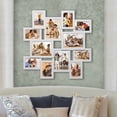 thumbnail image 7 of 12-Opening Wooden Collage Picture Frame Wall Made to Display Eight 4" x 6" and Four 6" x 8" – White made in Ukraine, 7 of 7