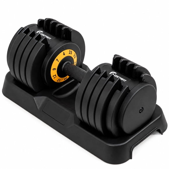 Mancuerna Pesa Ajustable 25kg 10 Ajustes Discos Gimnasio Pro