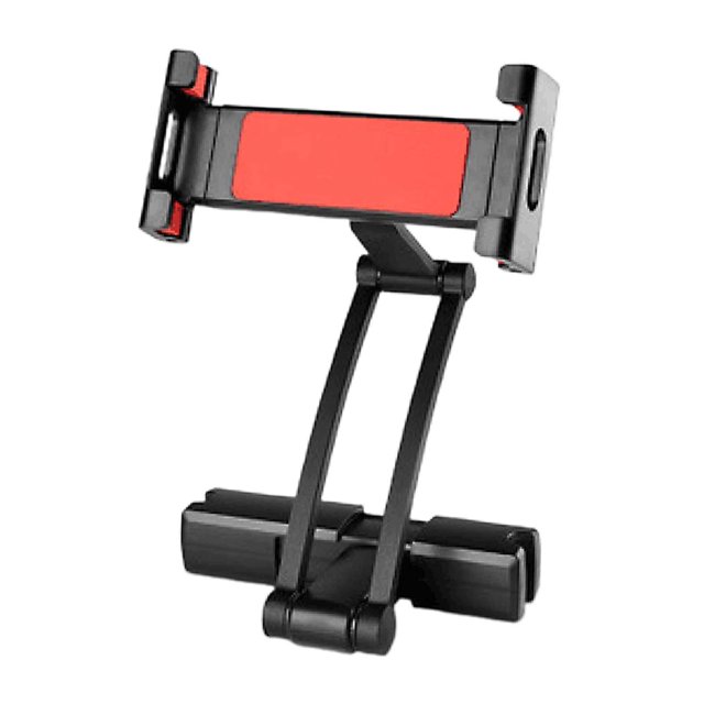 Bunblic Generic Car Headrest Phone Tablet Holder Rear Seat Tablet Mount Bracket Universal Extendable Backseat Passengers Tablet Stand Red