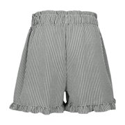LAJPXKHY Summer Shorts for Women Ruffle Elastic High Waist Wide Leg Striped Casual Loose Loungewear Shorts