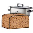 thumbnail image 1 of Portable Slow Cooker Cover Small Appliance Covers Appliance Cover Universal Fit Dust Covers for Kitchen Appliances with Mesh Pocket and Top Handle, Snowmen, CZA64, 1 of 1