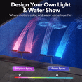 thumbnail image 3 of POOLHACKER Solar Pool Fountain with Color Changing LED, Dual Spray Cools Water Up to 15°F, Auto On/Off Timer & Remote for Above & Inground Pools, 3 of 6