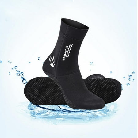 

3mm Neoprene Socks Diving Scuba Socks Wetsuit Fin Booties for Men Women Kids Surfing Booties Beach Sock Thermal Flexible Anti Slip for Rafting Snorkeling Swimming Wading Sailing