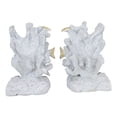 thumbnail image 3 of Nautical Sea Coastal Marine Angelfish Fishes Swimming By Corals Bookends Pair, 3 of 11