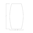 thumbnail image 2 of 7' Boat Shaped Conference Room Table Power And Data Silver Post Legs, 2 of 7