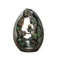 thumbnail image 1 of Unatoiry Exquisite Workmanship Unique Incense Burner For Wide Application Fountain Incense Burner Resin Backflow Incense Burner Bbuddhism connection, 1 of 6