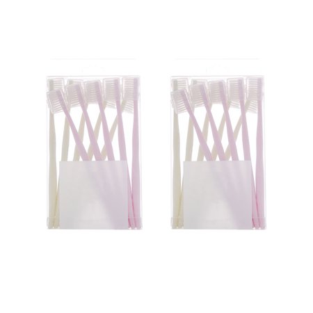 20Pcs Ultra Toothbrush Household Bamboo Toothbrushes Manual Dental Care Tool Random Color