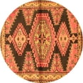 thumbnail image 1 of Ahgly Company Indoor Round Persian Orange Traditional Area Rugs, 6' Round, 1 of 1