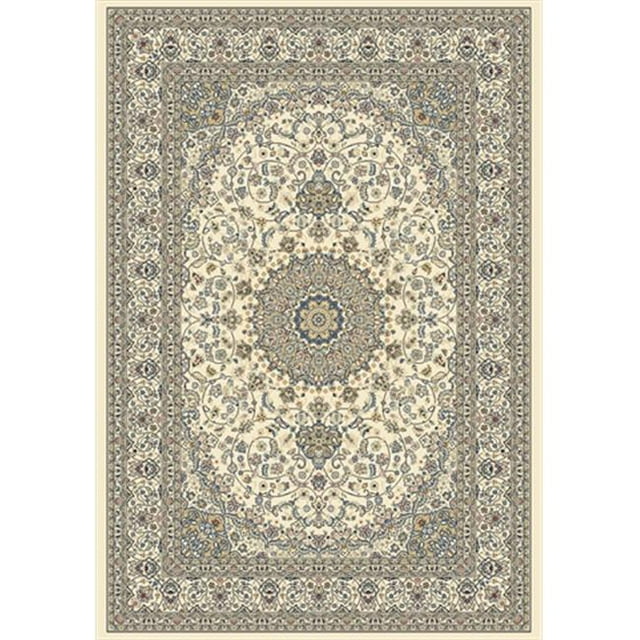 Dynamic Rugs AN28571196464 Ancient Garden 2 ft. 2 in. x 7 ft. 7 in. 57119-6464 Rug - Ivory/Ivory