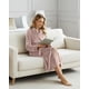 thumbnail image 4 of Bata larga de forro polar de peluche NY Threads Taupe XL, 4 of 6