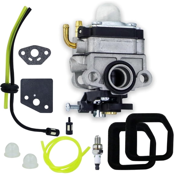 309375002 Carburetor Fits Homelite Ryobi RY34426 RY34007 S430 C430 X430 30cc RY34441 RY34427 RY34421 RY34446 RY34006 String Trimmer with Spark Plug