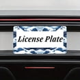 thumbnail image 7 of Ocean Waves License Plate Prame Aluminum Rust-Proof Auto Parts License Plate Decorative Screws Fit Standard 2 Holes 1 U.S. License Plate, 12.2x 6.3 Inch, 7 of 7