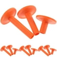 thumbnail image 1 of KAJNBN 12Pcs Orange Cymbal Sleeves Plastic Replacement Mount Accessories for Drum Kit Durable Protection, 1 of 8