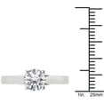 thumbnail image 4 of 1 Carat T.W. Diamond Solitaire 14kt White Gold Engagement Ring, 4 of 5
