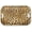 Brown Leopard, variant on Serving Trays with Handles, 14.5 x 9.8 inch Rectangular Plastic Tray for Restaurant, Kitchen, Tropical Leaf Pattern Monstera in The Style