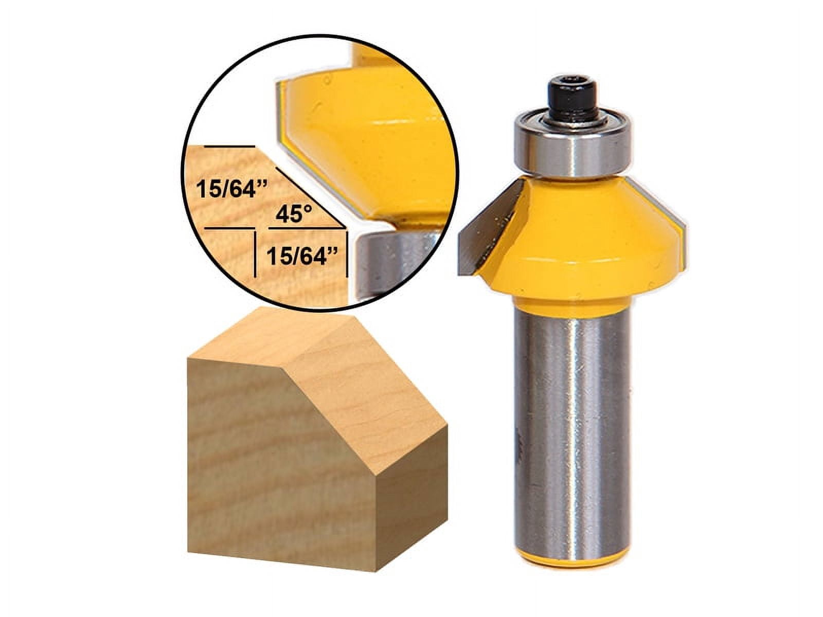Router Bit Yonico 13111 Bevel & Bead Wainscoting – 1/2-Inch Shank ...