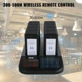 thumbnail image 4 of F103 Wireless Pager System - 20 Pagers, 98 Beeper Capacity, Vibrate/Flash/Alarm for Restaurant, Church, Nurse, Hospital, Hotel - Call Alert w/ Touch Keyboard, 4 of 9